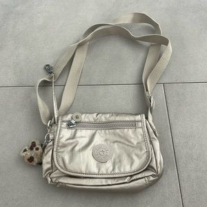 Kipling Metallic Silver small bag